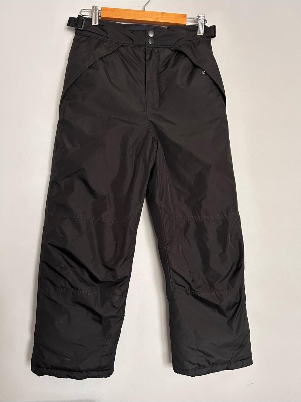 London fog unisex kids black snow pants size 10/12